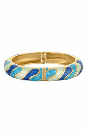 Enamel Hinge Bangle