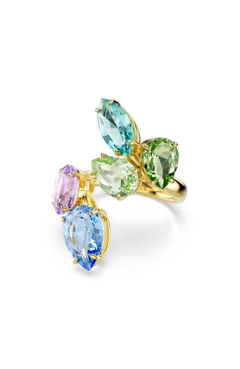 Gema Crystal Bypass Ring