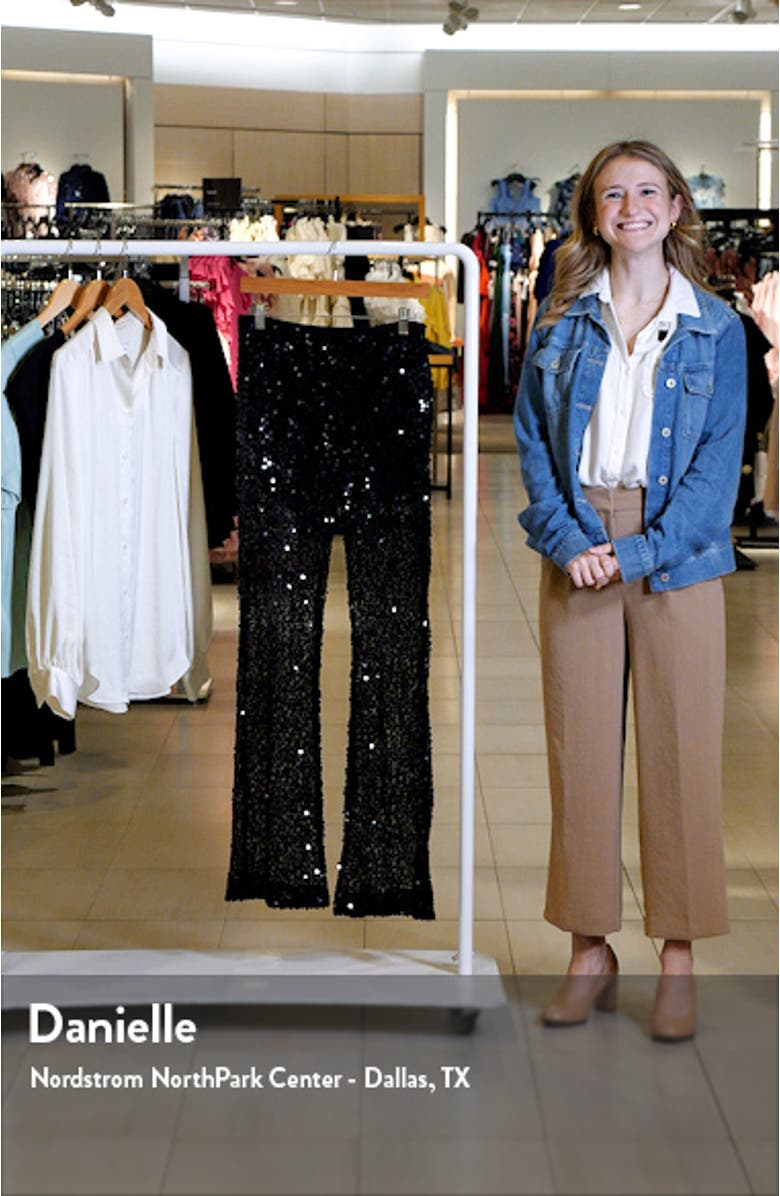Sequin Flare Pants, sales video thumbnail