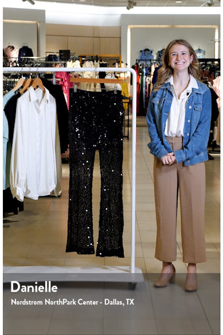 Sequin Flare Pants video