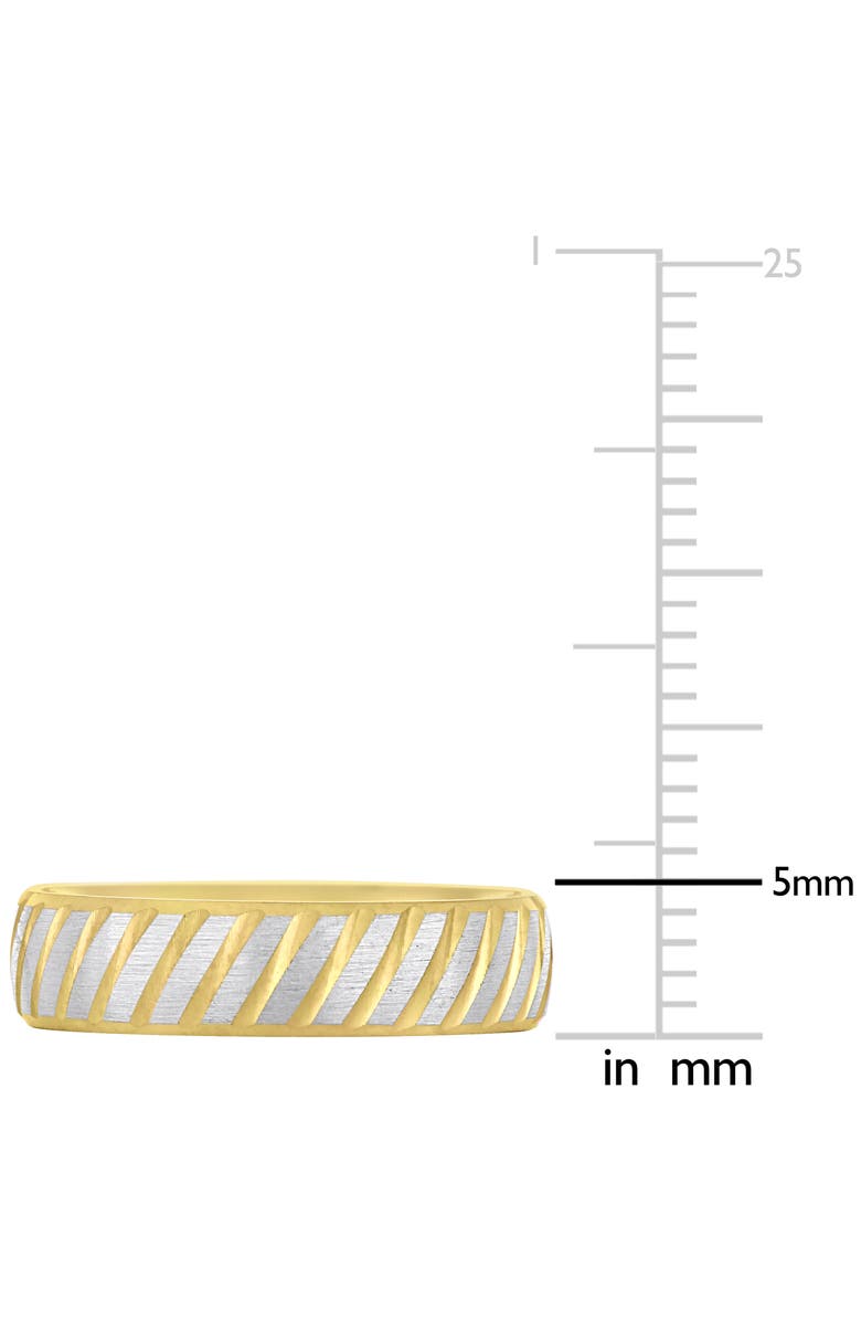 Julianna B. Brushed Finish Wedding Band 14k Two-Tone, Alternate, color, 