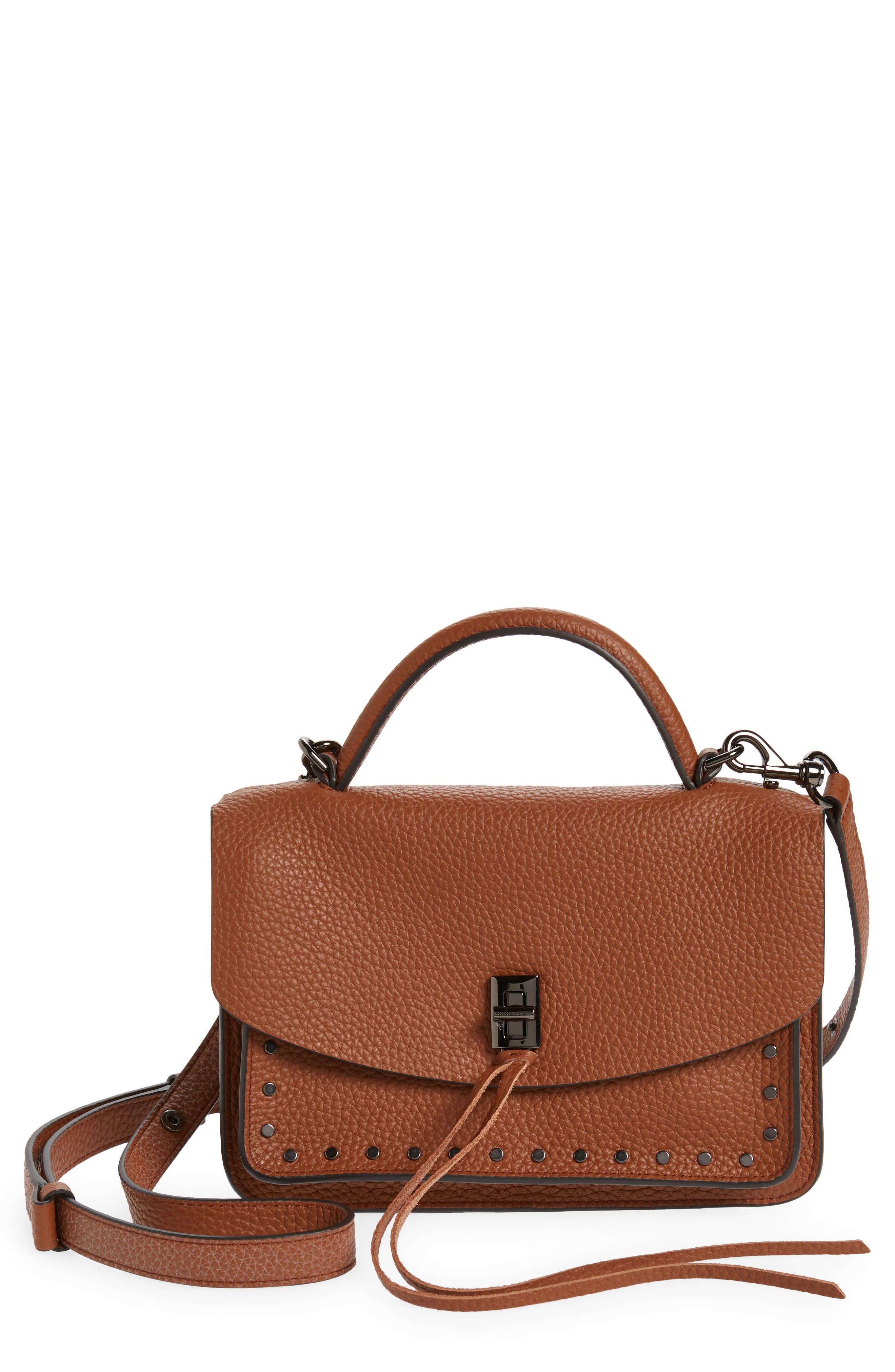 Small Darren Crossbody Messenger Bag, Main, color, ROCHER