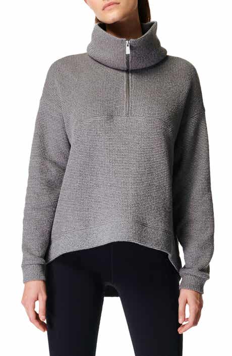 Sweaty Betty Restful Bouclé Half Zip Pullover