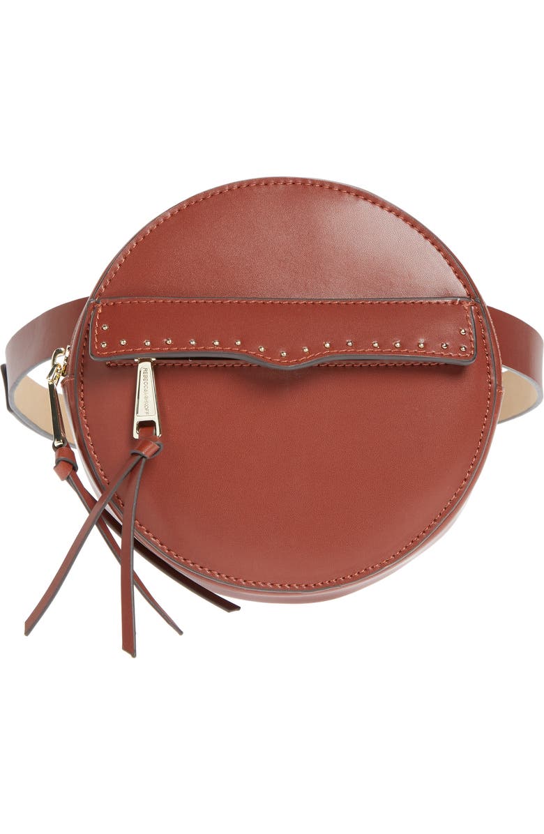 Rebecca Minkoff Lucy Leather Belt Bag, Main, color,
