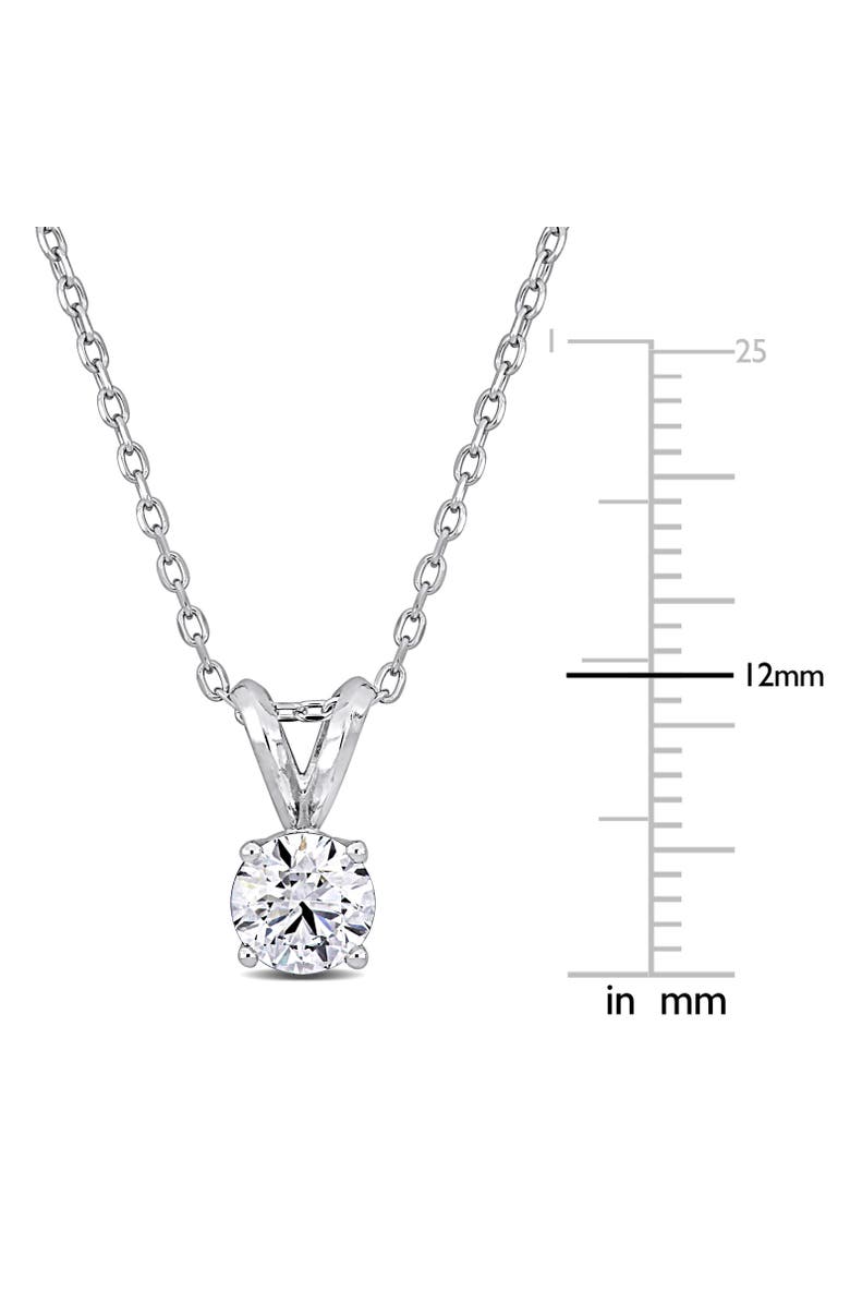Julianna B. 3/4 CTW Lab-Grown Diamond Solitaire Necklace Platinum, Alternate, color, White Gold