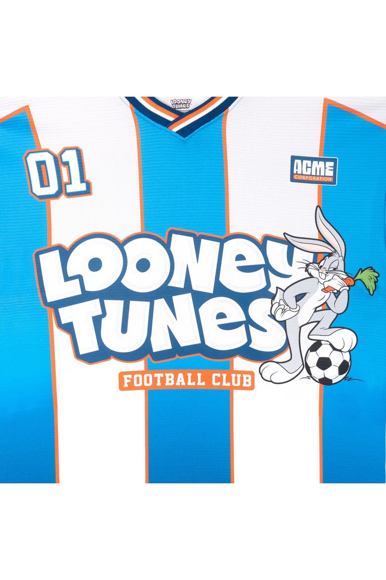 Soccer Jersey, Alternate, color, Gradient Blue Stripe