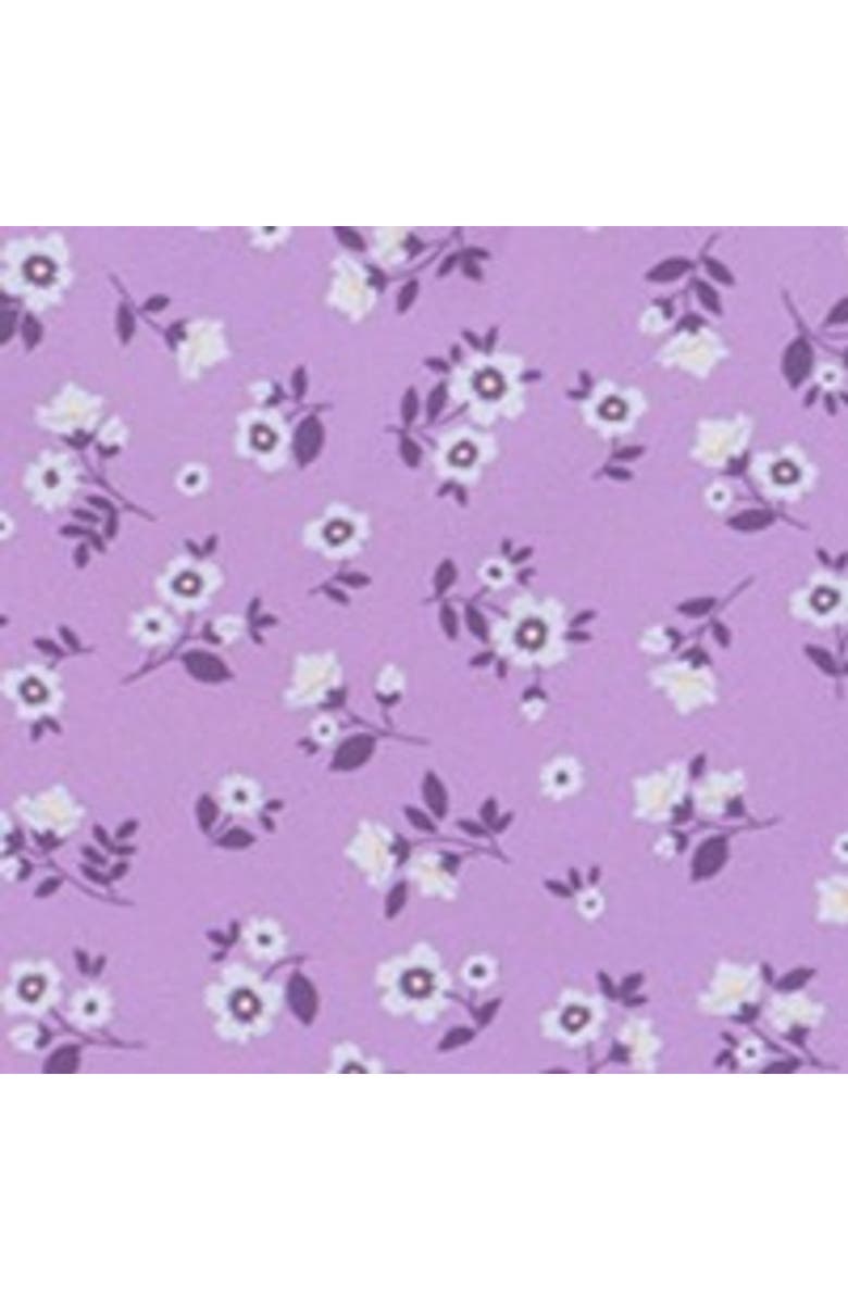 Gottex Kids Ditsy Floral Criss Cross Back Adjustable One Piece, Alternate, color, Violet