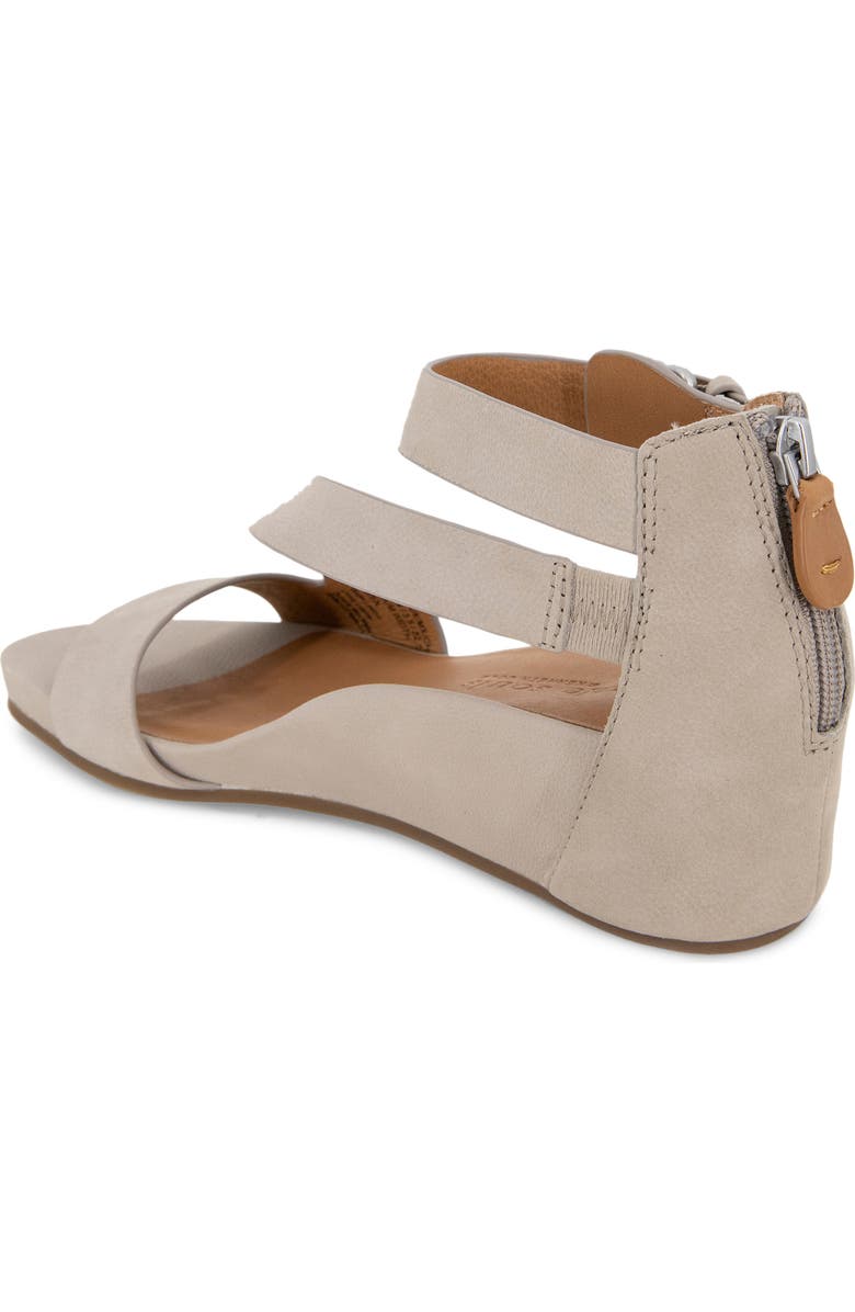 Gentle Souls Gwen Asymmetric Strappy Sandal, Alternate, color, Mushroom Nubuck