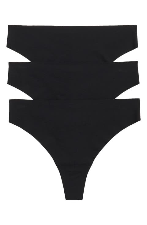 Invisible Edge Assorted 3-Pack Thongs