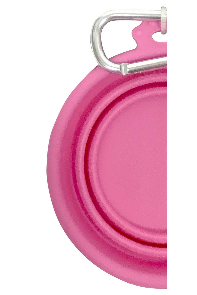 26.5oz Silicone Travel Bowl For Dogs and Cats, Alternate, color, Multicolored