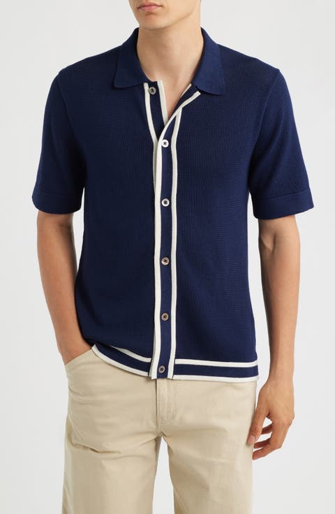 Jorge Stripe Placket Polo