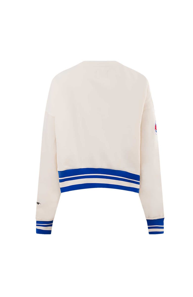 PRO STANDARD Women's Pro Standard Cream Texas Rangers Retro Classic Fleece Pullover Sweatshirt, Alternate, color, 