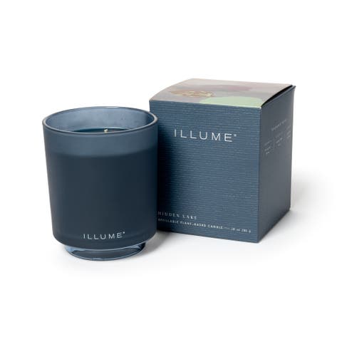 Illume Beautifully Done Essentials Hidden Lake Boxed Glass Scented Candle