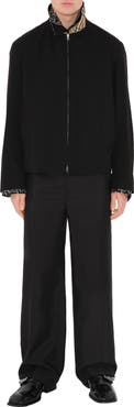 Burberry Gabardine Harrington Jacket
