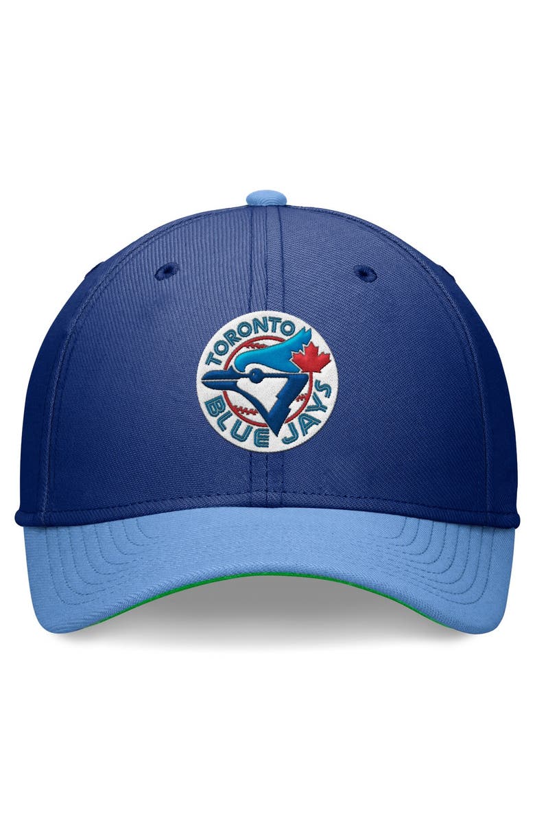 Nike Men's Nike Royal/Powder Blue Toronto Blue Jays Cooperstown Collection Rewind Swooshflex Performance Hat, Alternate, color, 
