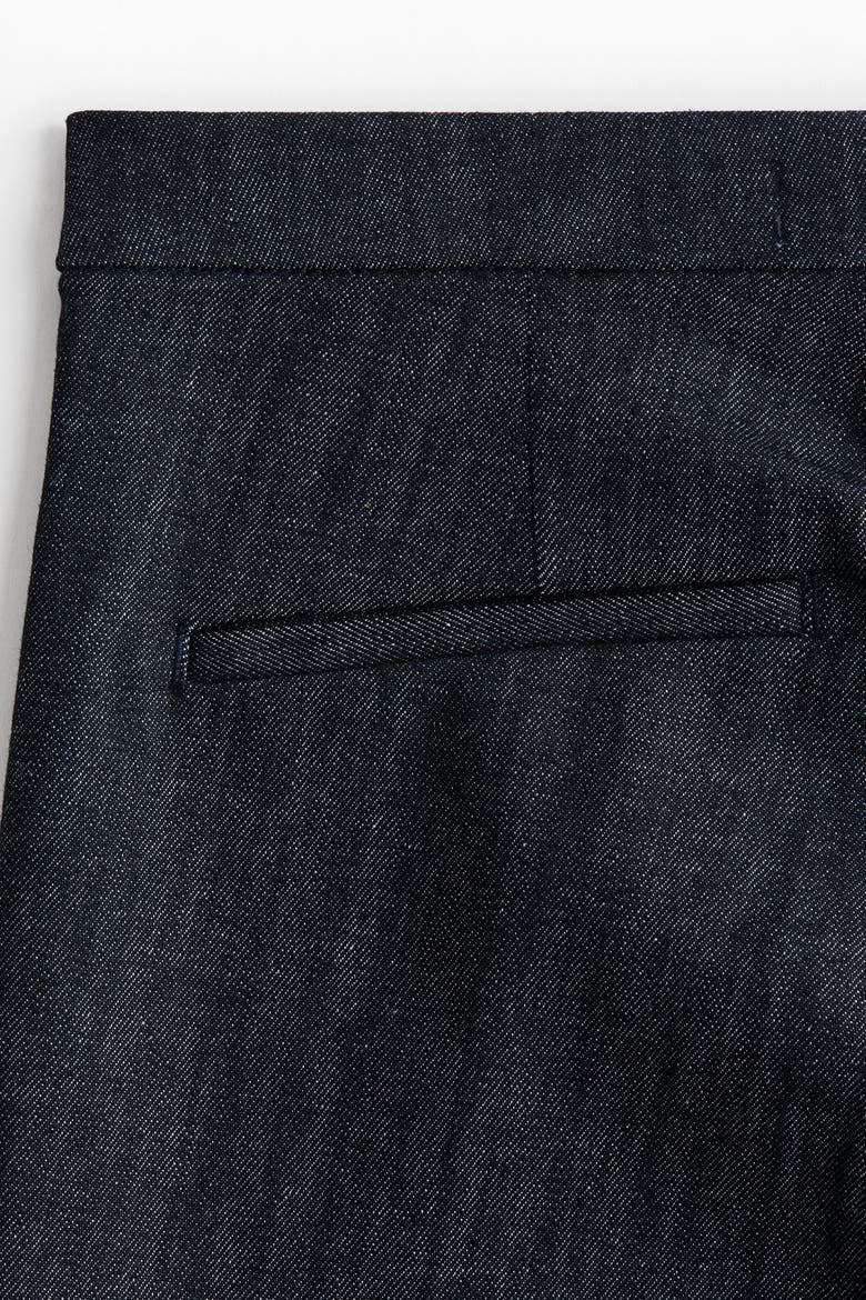High Flared Jeans, Alternate, color, Dark denim blue