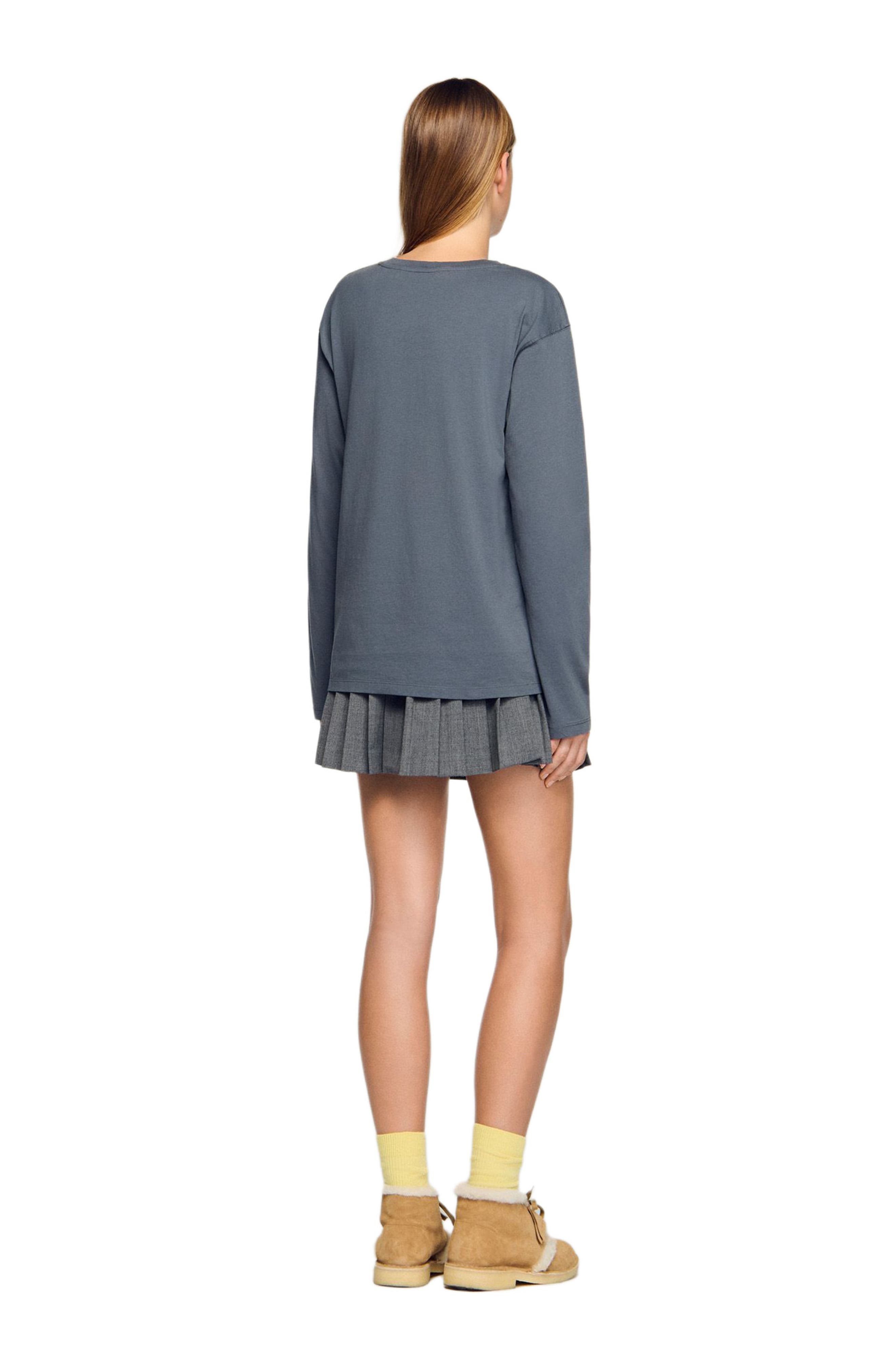 T-shirt with embroidery - image 2