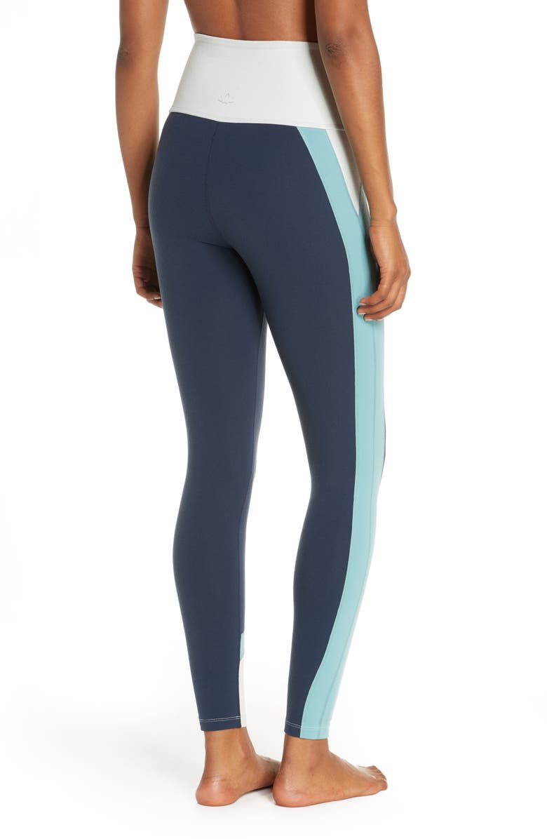 Beyond Yoga Colorblock High Waist Leggings, Alternate, color, 