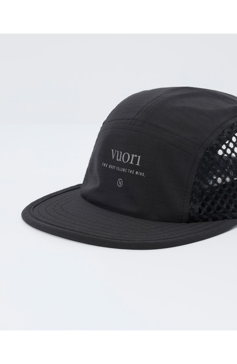 Vuori Terrain Running Cap, Alternate, color, Black