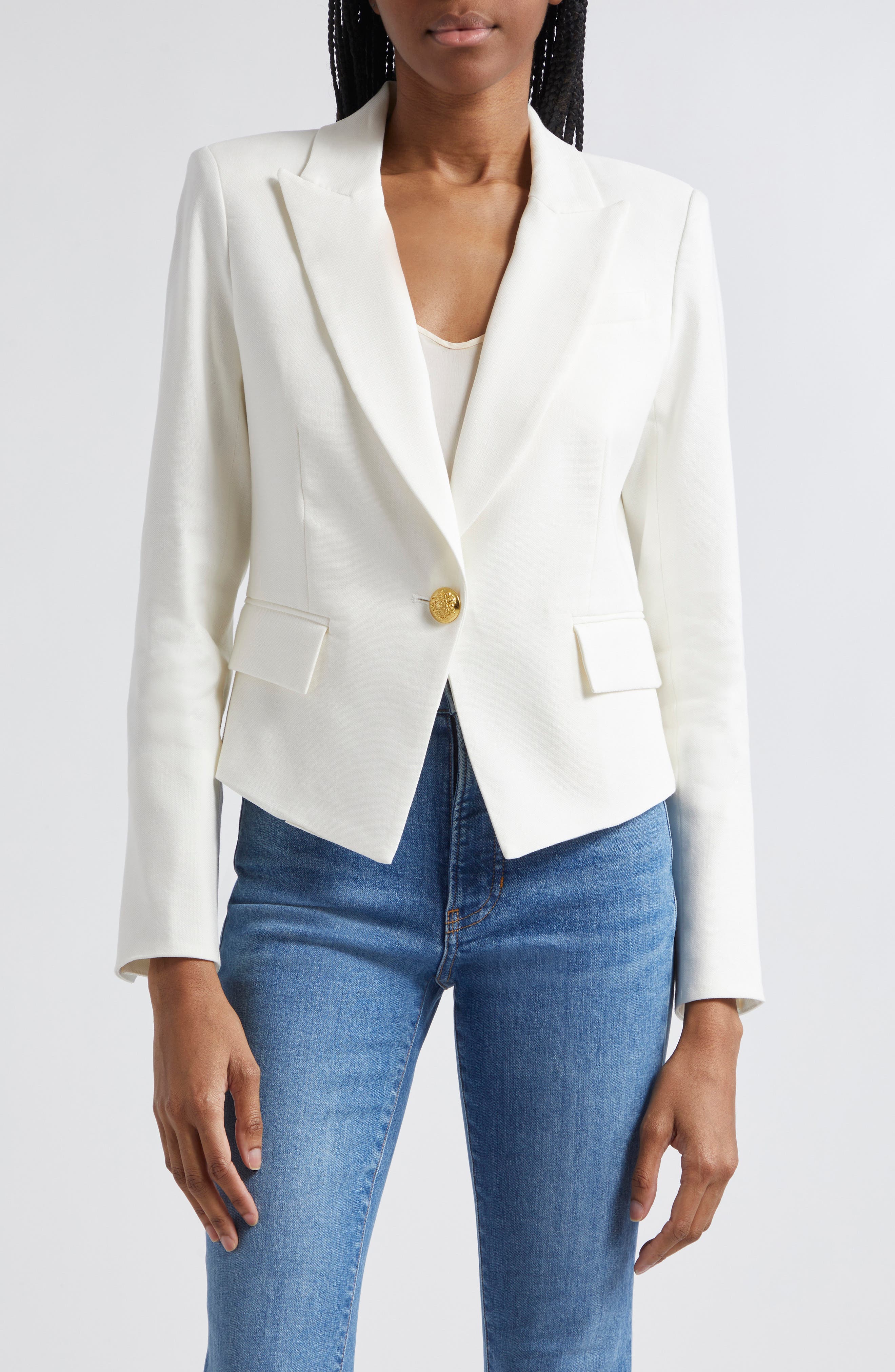 Veronica Beard Hosanna Linen Blend Dickey Jacket