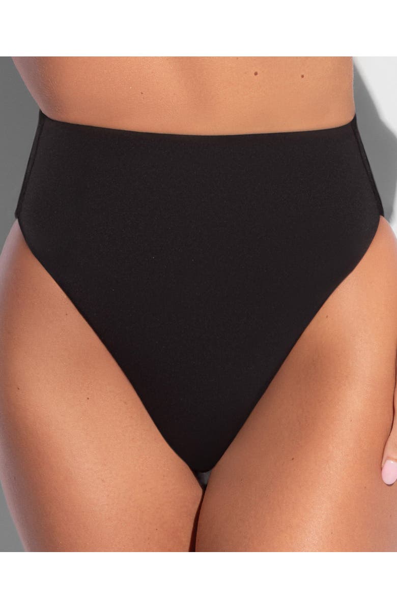 TA3 High Cut Smoothing Bikini Bottom, Alternate, color, Black