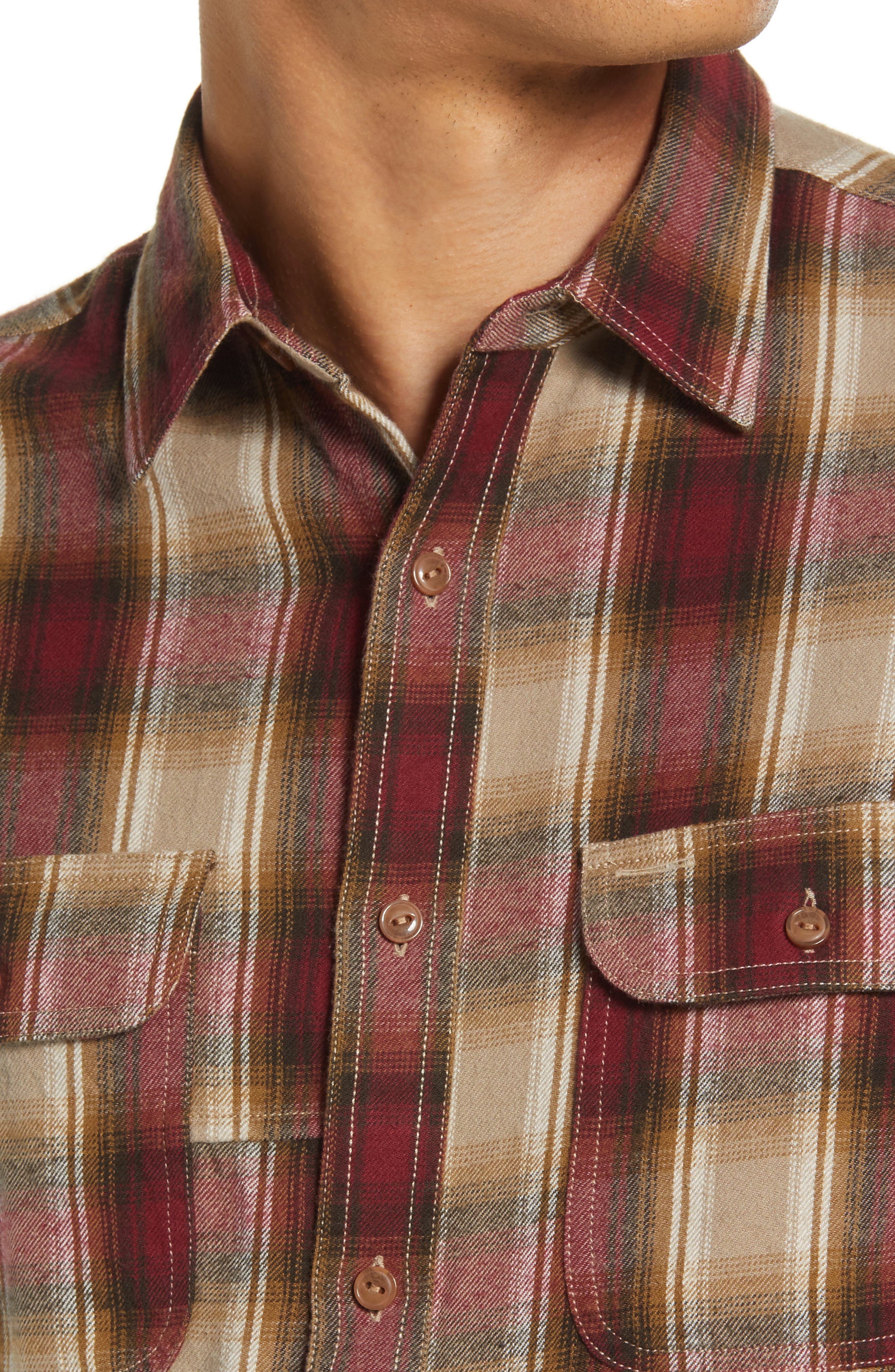 Treasure & Bond Patchwork Button-Up Shirt (Men) | Nordstromrack