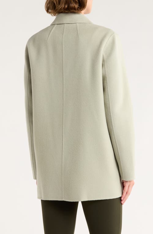 Theory Sileena Wool & Cashmere Blend Coat In Green
