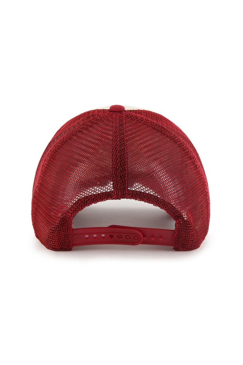 Men's '47 Cream Arizona Cardinals Breakout MVP Trucker Adjustable Hat, Alternate, color, Cream