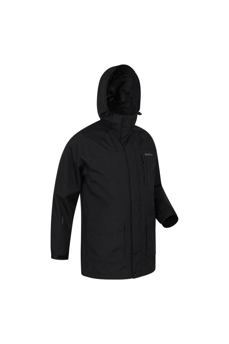 Glacier II Long Waterproof Jacket, Alternate, color, Black
