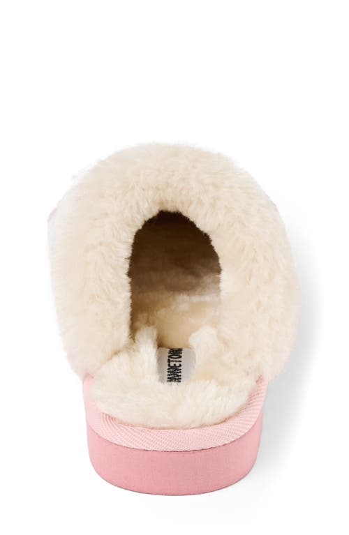 Minnetonka Kids' Flower Scuff Slipper In Multi