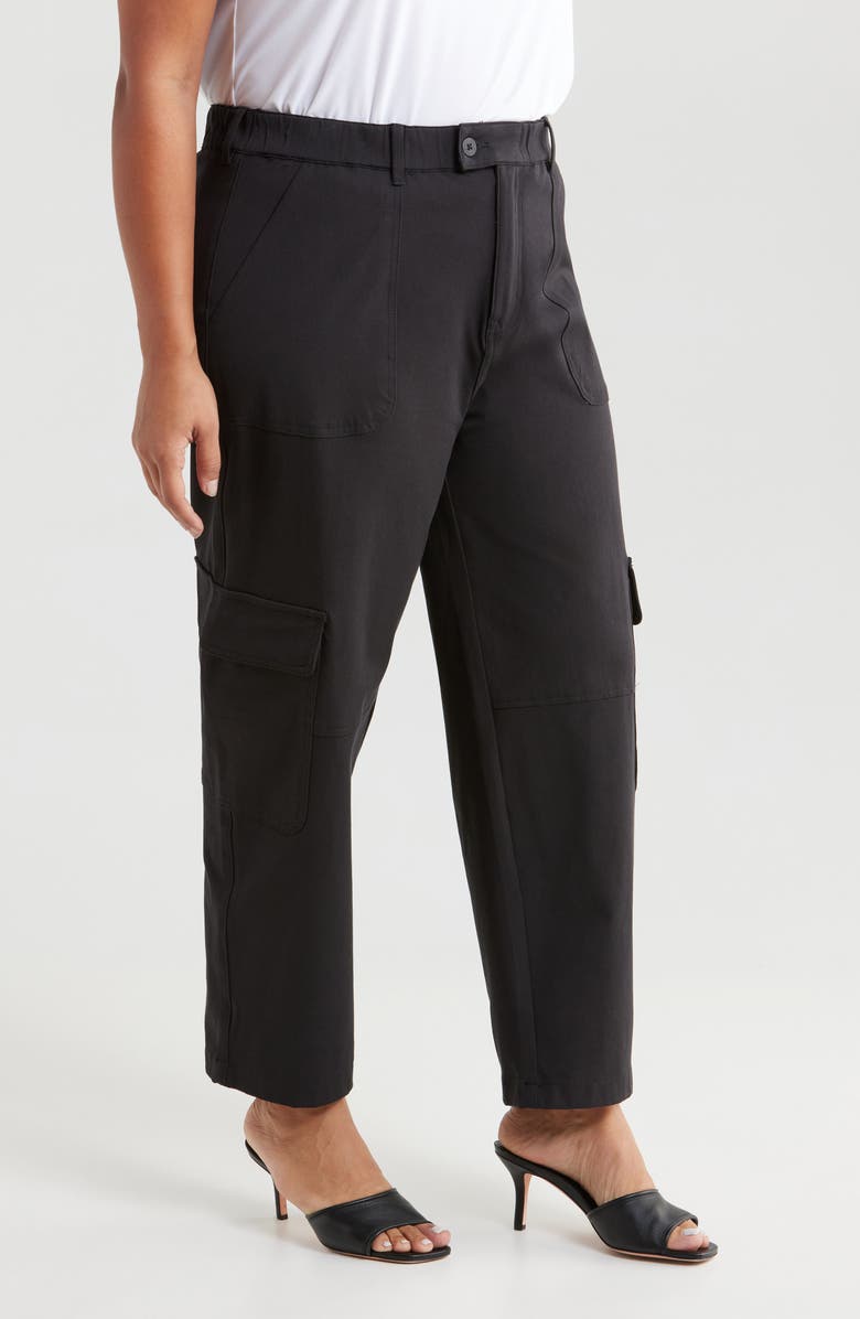 Universal Standard Karlee High Waist Stretch Cargo Pants, Alternate, color, 