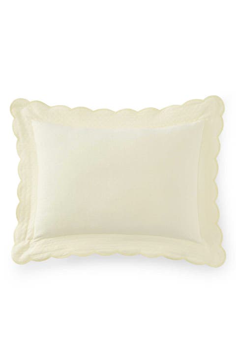 Signature Scallop Decorative Pillow