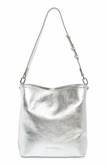 Celina Metallic Leather Bag