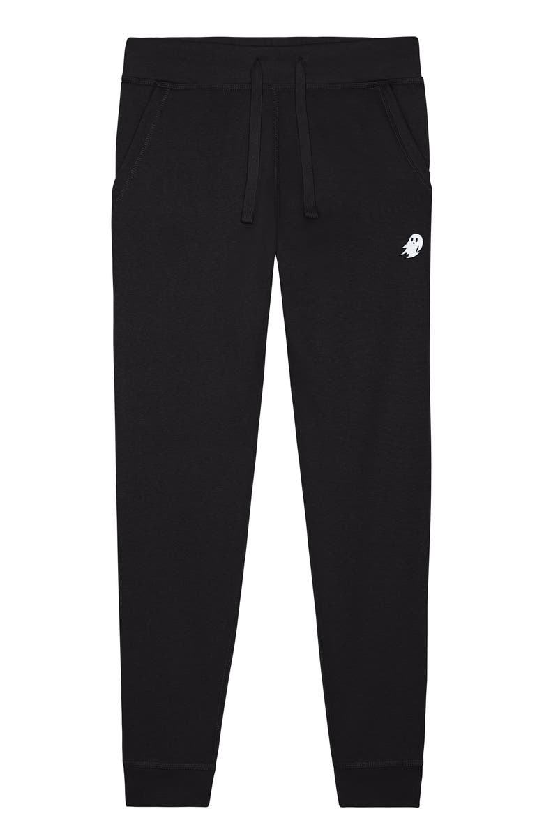 Dalix Mens Ghost Midweight Fleece Jogger Pant, Main, color, Black