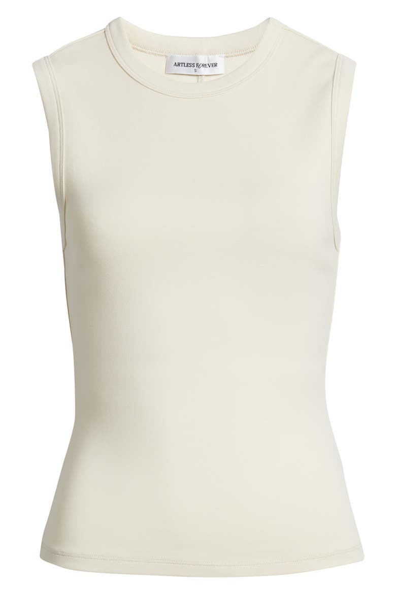 Campbell Sleeveless Tank, Alternate, color, CREAM