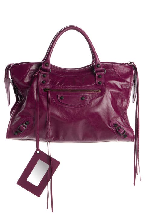 Medium Le City Leather Satchel