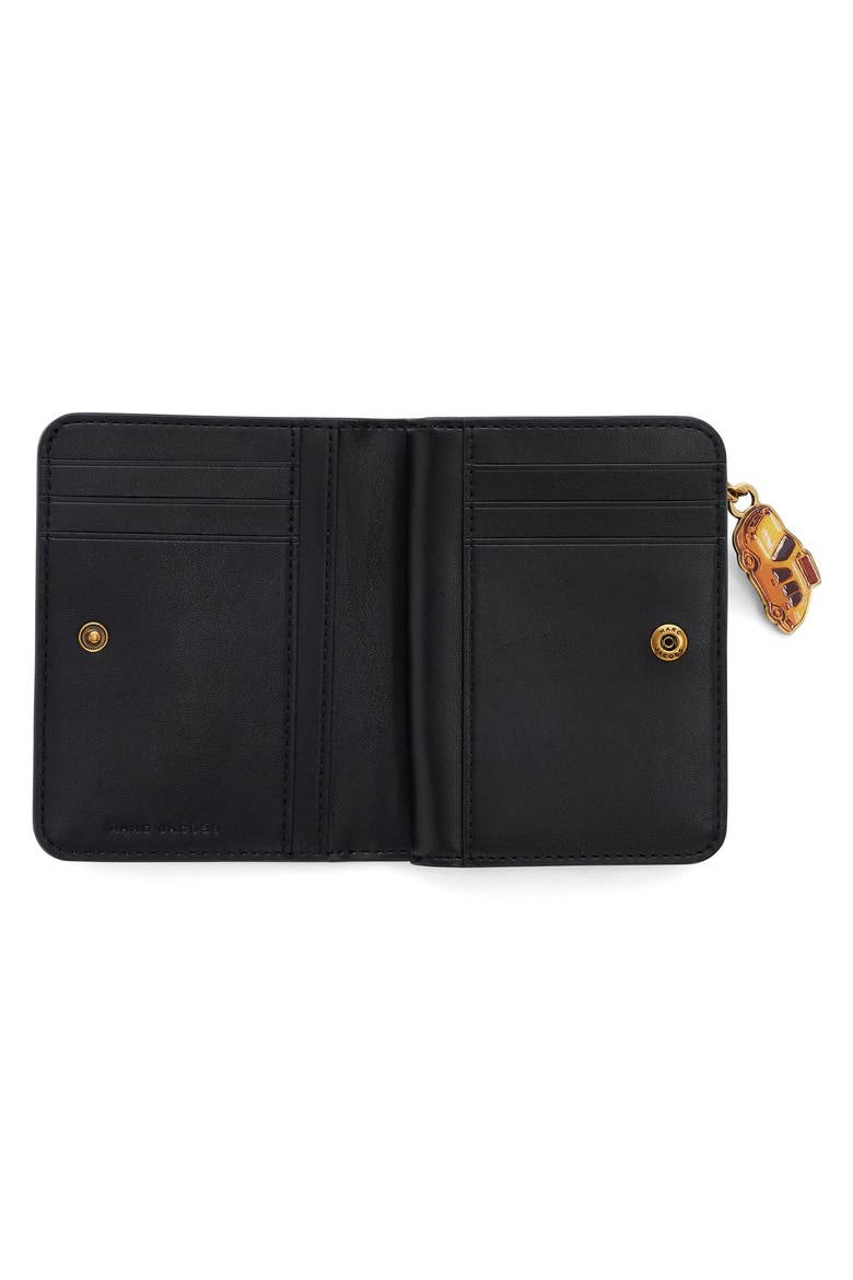 The Trinket Utility Snapshot Mini Compact Wallet, Alternate, color, NAVY MULTI