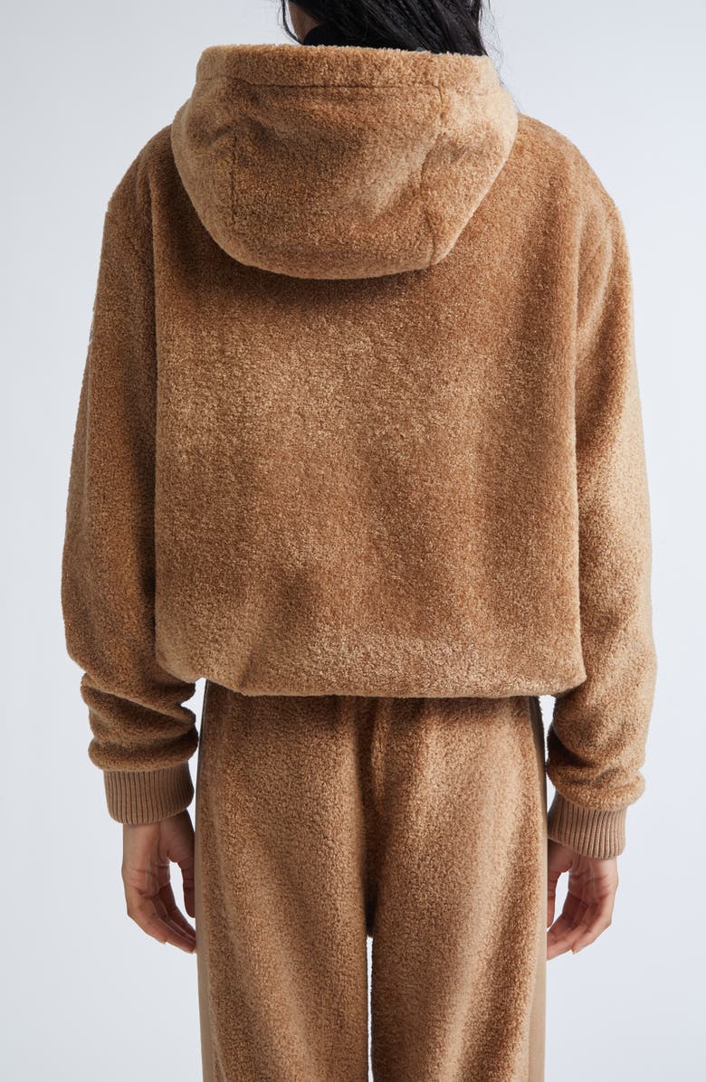 Moncler Reversible Full Zip Hoodie, Alternate, color, Brown/ Beige Check