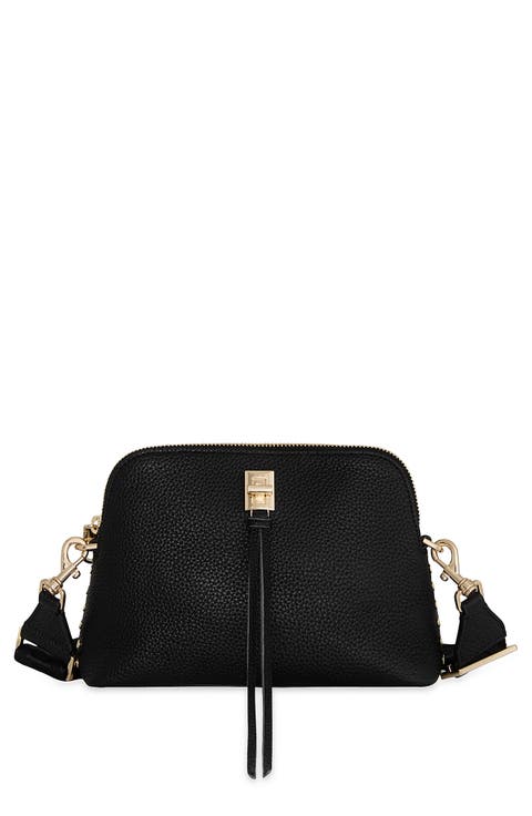 Darren Dome Leather Crossbody Bag