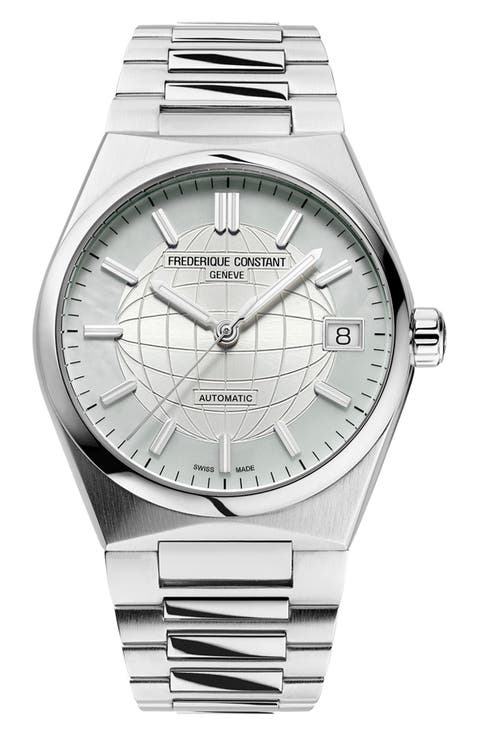 Men's Ferragamo1898 Sport Chronograph Leather Strap Watch, 44mm