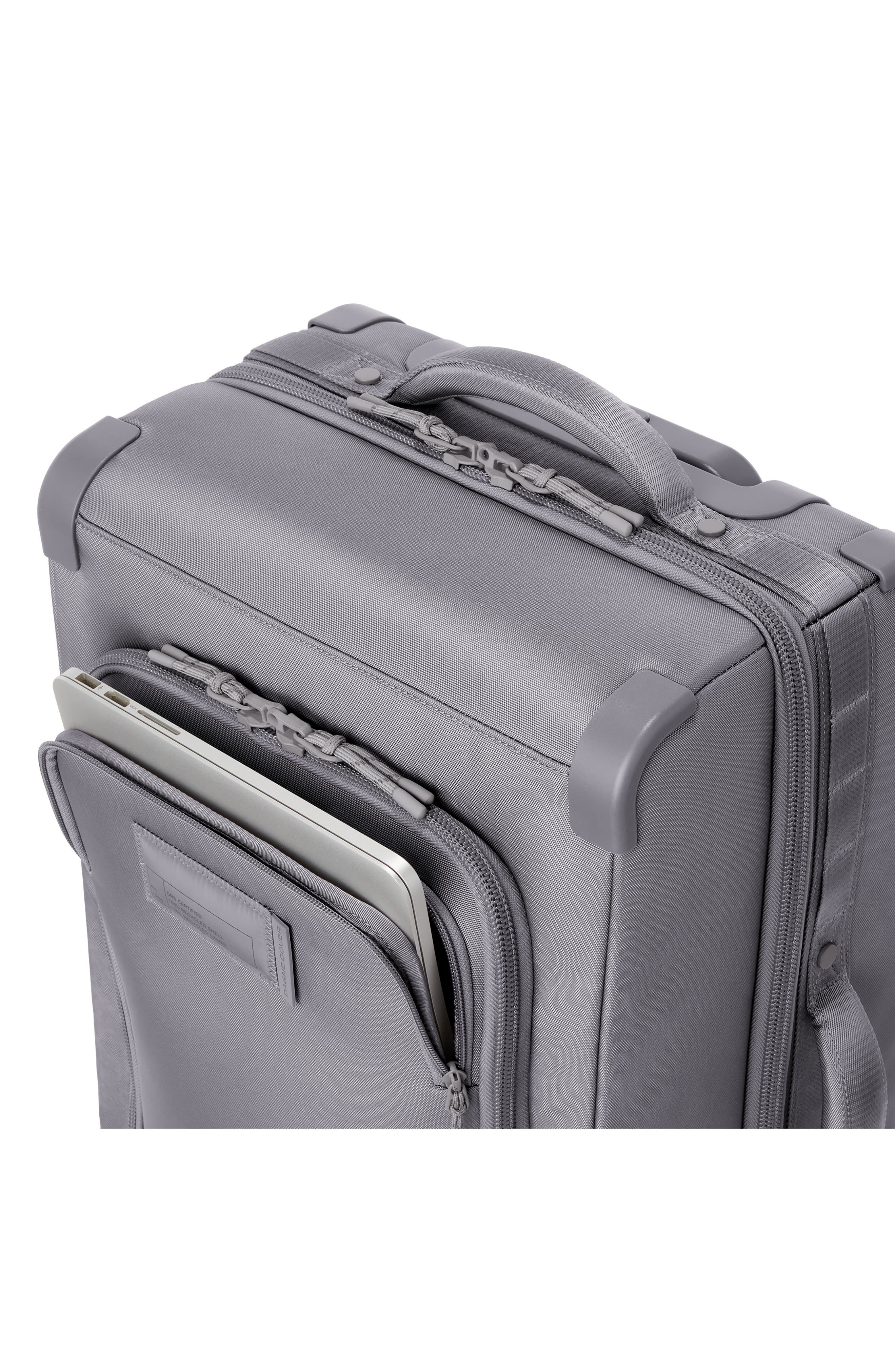Dagne Dover Seattle Carry-On Rolling Luggage, Alternate, color, Ash Grey