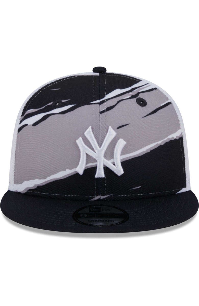 New Era Men's New Era Navy New York Yankees Tear Trucker 9FIFTY Snapback Hat, Alternate, color, Navy