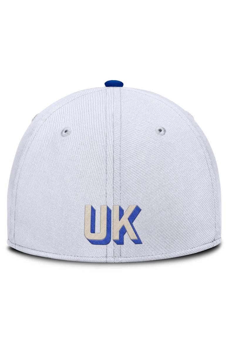 Nike Men's Nike White Kentucky Wildcats Legacy Rise Performance Flex Hat, Alternate, color, 