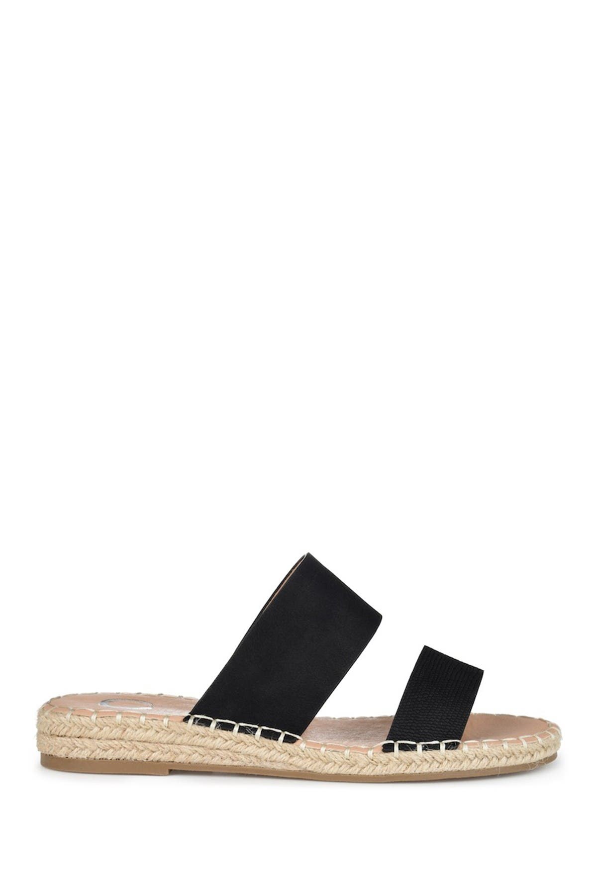 Journee Collection JOURNEE Suzzie Dual Strap Espadrille Slide Sandal, Alternate, color, 