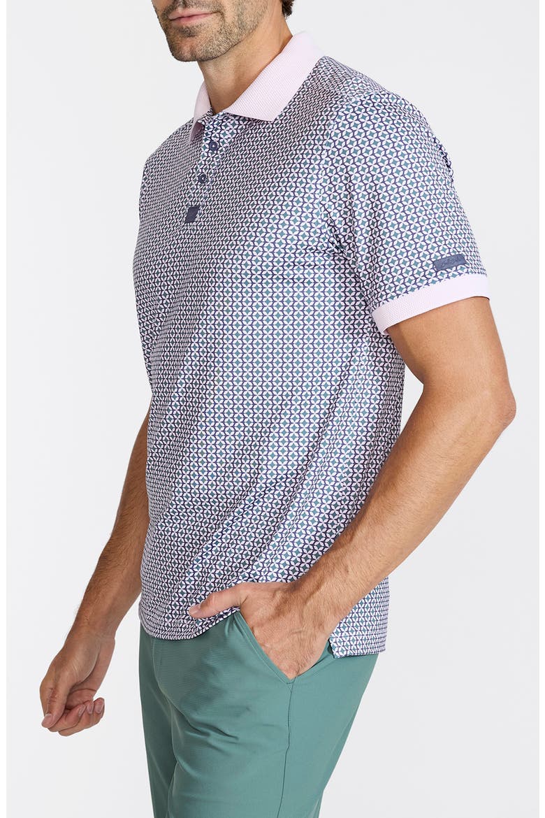 Ridge Geo Print Performance Golf Polo, Alternate, color, IN THE LOOP