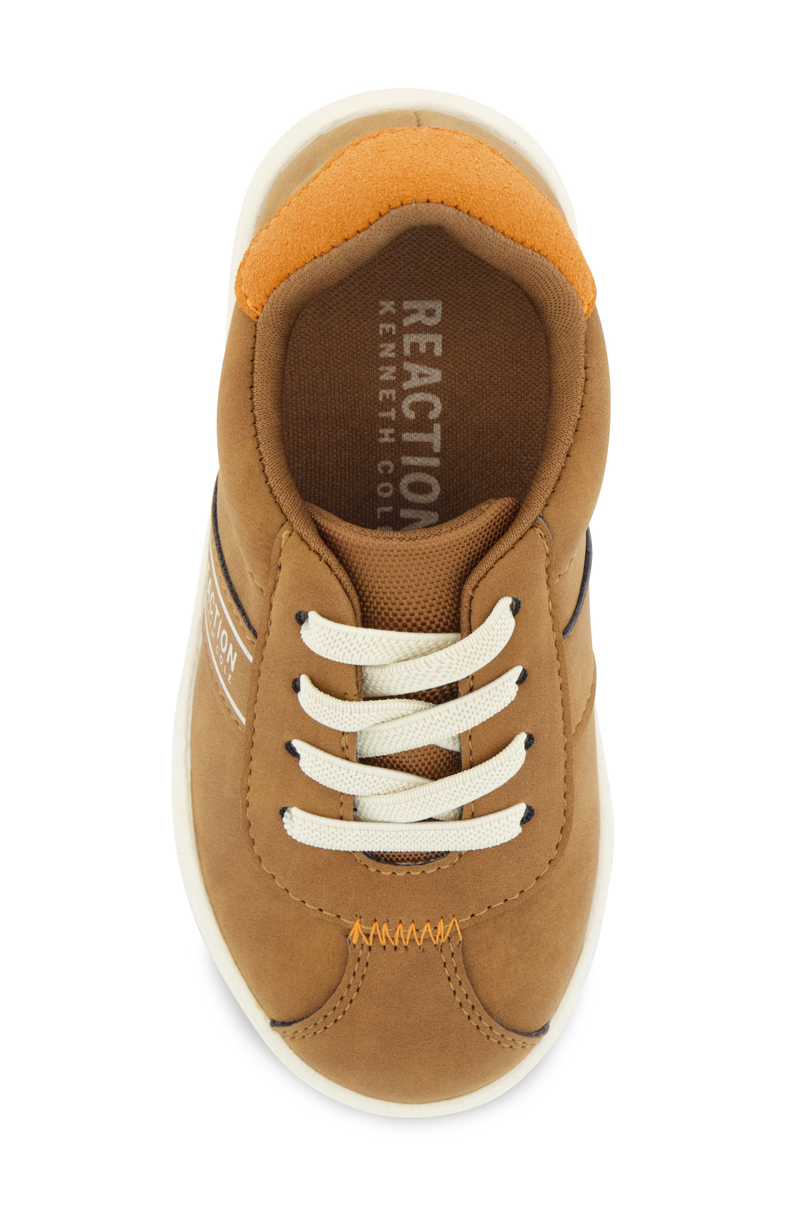 Kenneth Cole Kids' Reece Kannan Low Top Sneaker, Alternate, color, Cognac