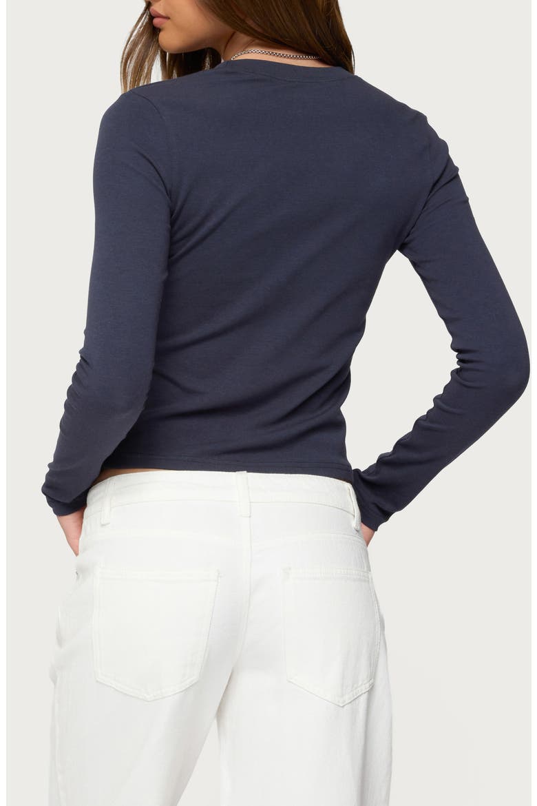 Kiyan Long Sleeve T-Shirt, Alternate, color, NAVY