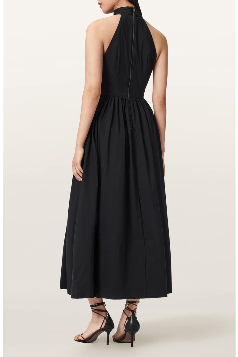 Arora Sleeveless A-Line Dress, Alternate, color, BLACK