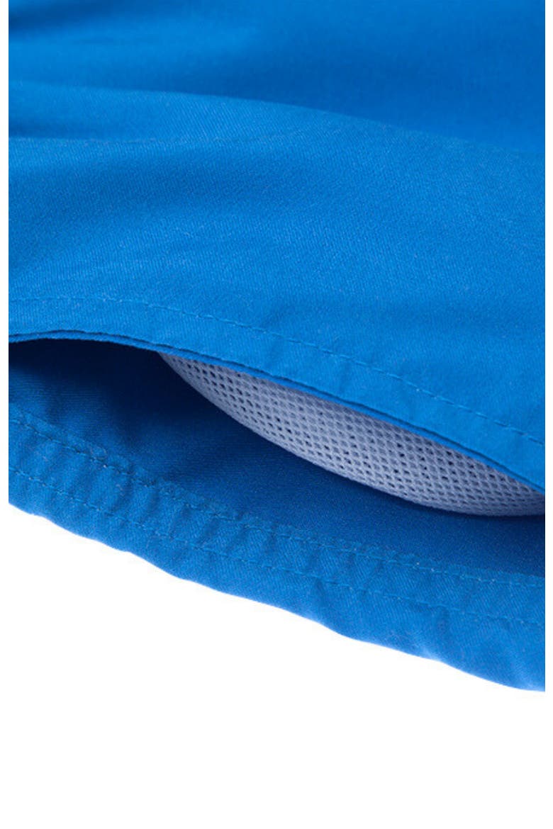 Kid's Swim Trunks with Mesh Lining and UPF 50+, Alternate, color, Tropical burst