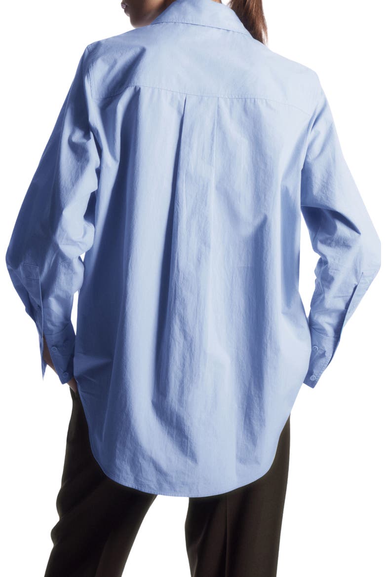 Oversize Tailored Shirt, Alternate, color, BLUE LIGHT